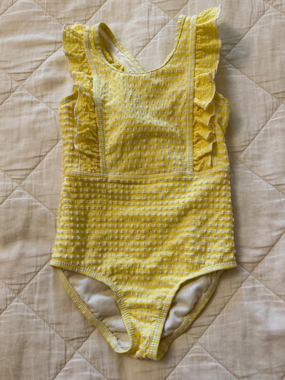 Cat & Jack gingham swimsuit